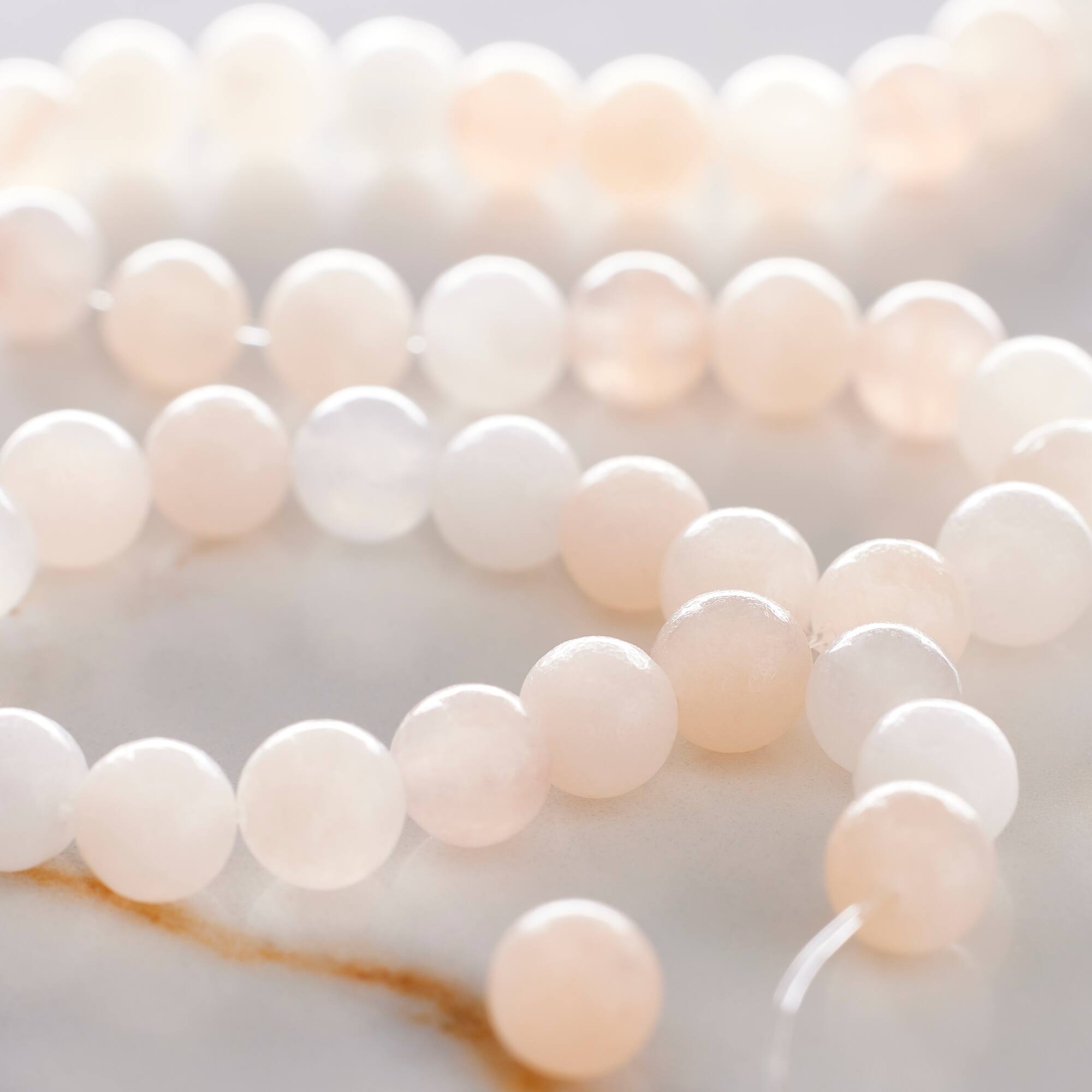 Light Pink Aurora Opal Round Beads, 6mm by Bead Landing™